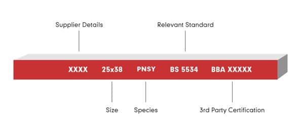 JB red roof batten markings