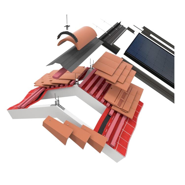 Contour in-line vents for use with plain roof tiles and concrete interlocking tiles | Marley