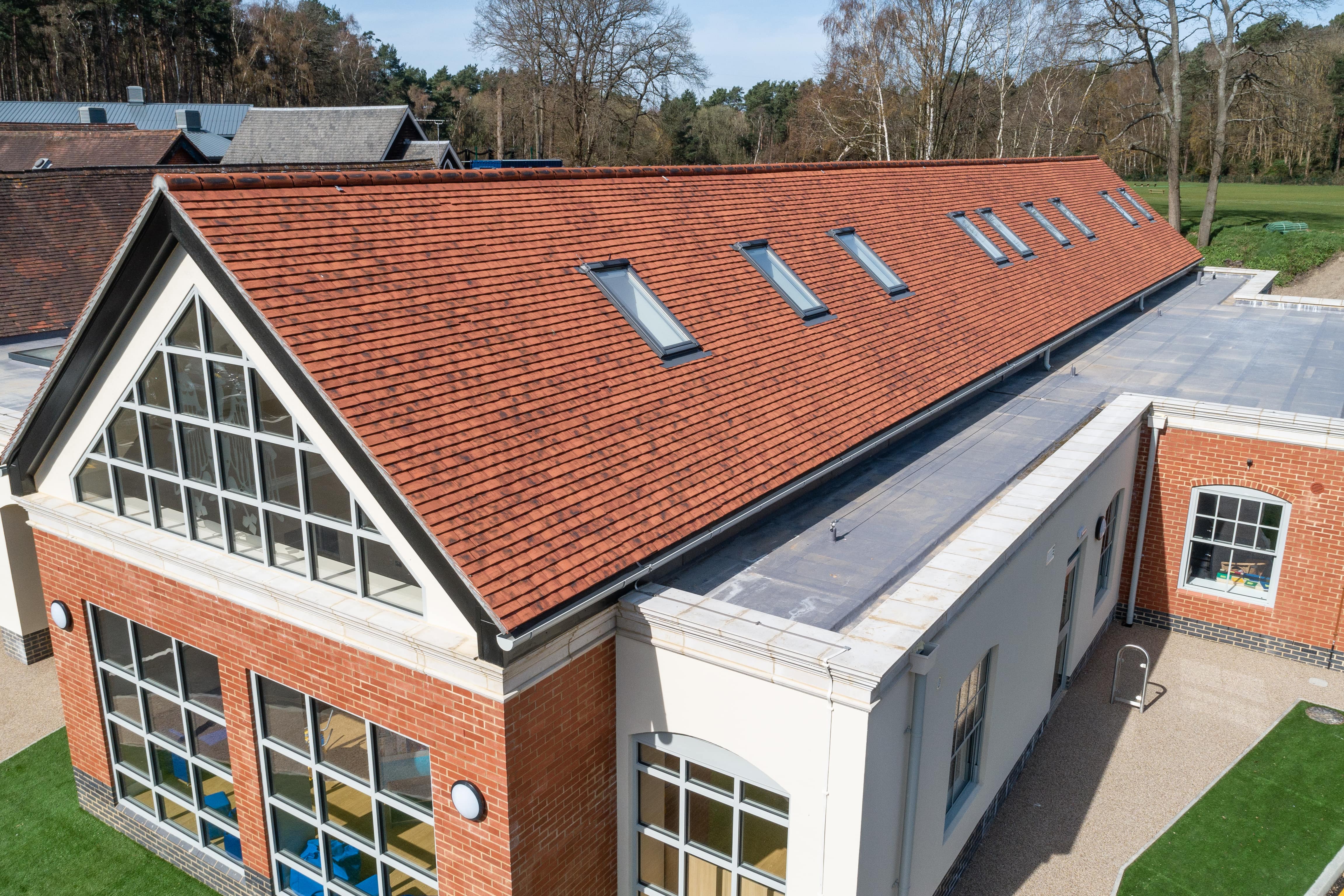 Eagle House - Ashdowne - Aylesham Mix case study image of the roof