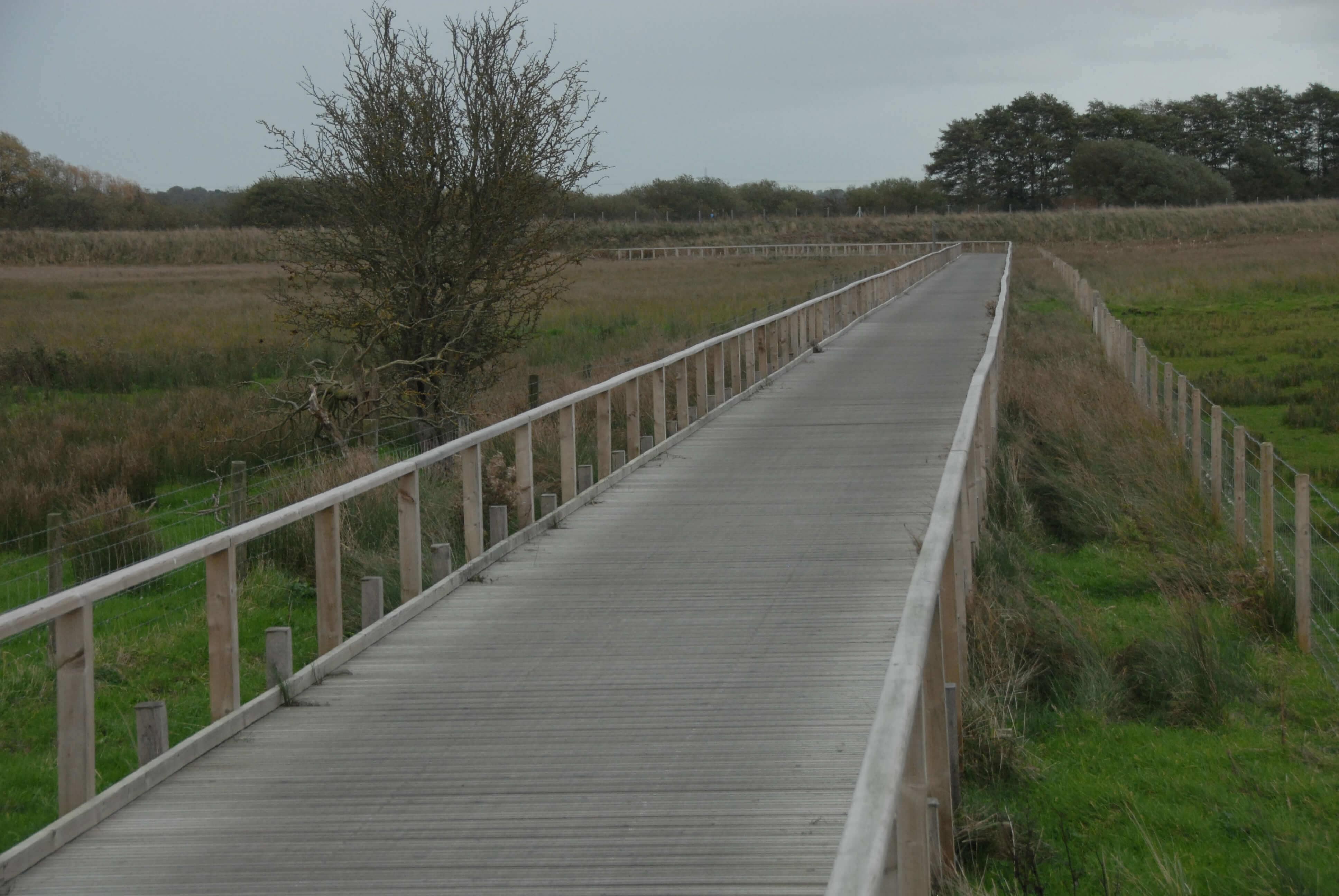 Marley antislip plus smooth installed at Burton Marsh walk way